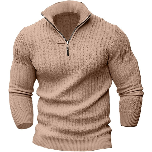 Sanji - Elegante Jersey con Cremallera para Hombre