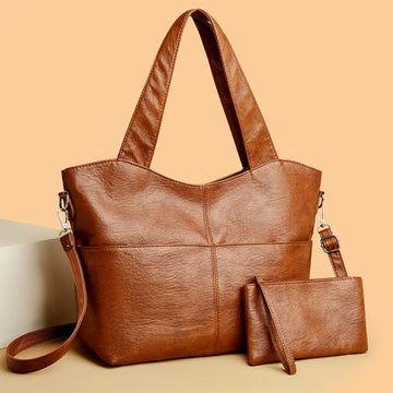 Gabbie – Bolso de Mano Estructurado Elegante con Doble Correa