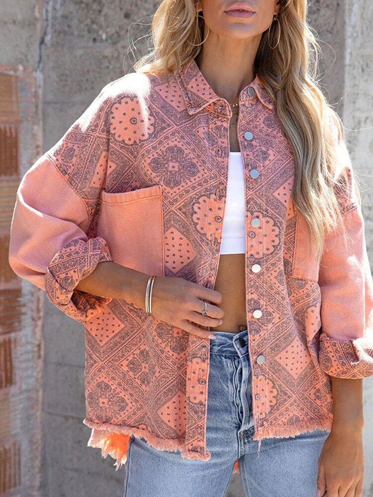 Jerena - Chaqueta de Mujer Vintage con Estilo