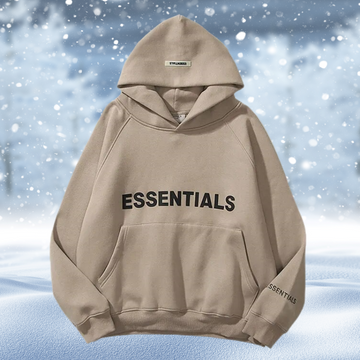 Essentials - Sudadera con Capucha Oversize Estampada