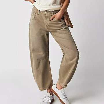 Beatrice - Jeans cómodos con pierna ancha
