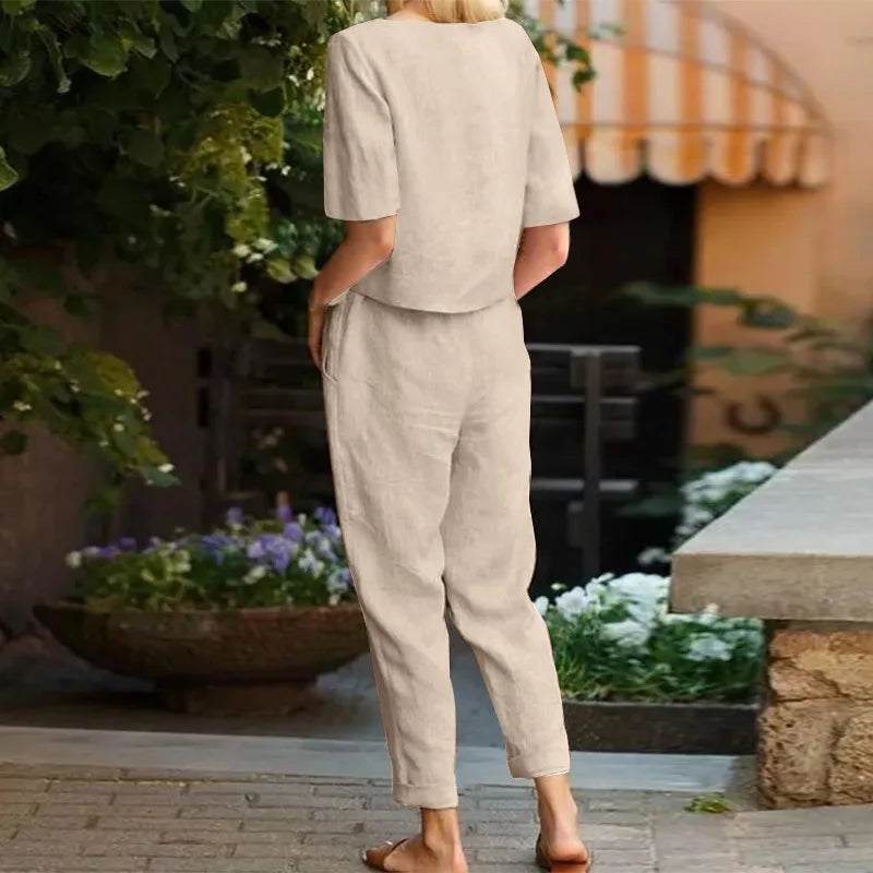 Freydis - Elegante Conjunto de Dos Piezas