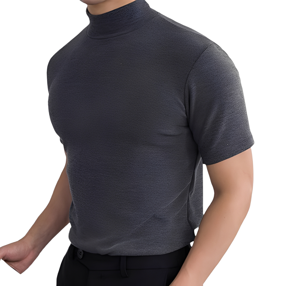 Barrett - Camisa elegante con cuello alto para hombres