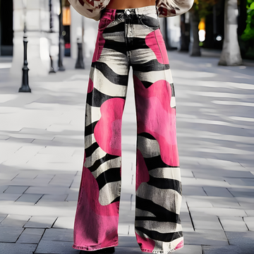 Briley - Pantalones amplios y con estilo elegante para mujeres