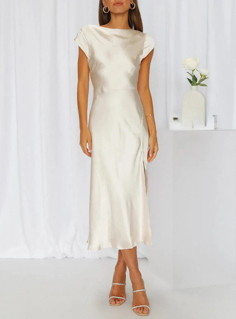 Beverly - Vestido de Cóctel Elegante de Mujer Moda Festiva