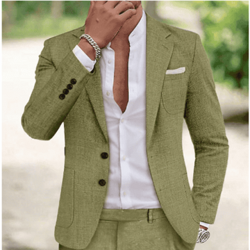 Karl - Traje de Lujo de Lino para Hombres