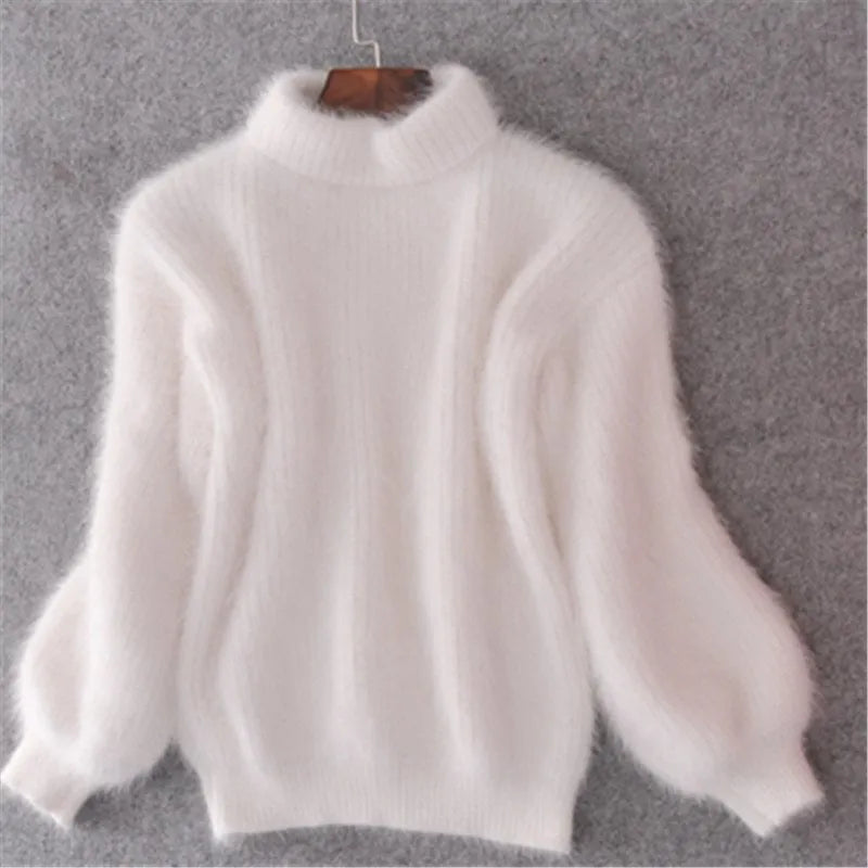 Brenda – Suéter retro estilo angora