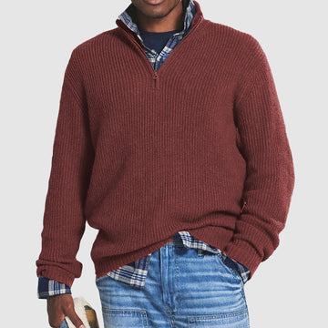 Constantine - Suéter Business Casual para Hombre con Cierre
