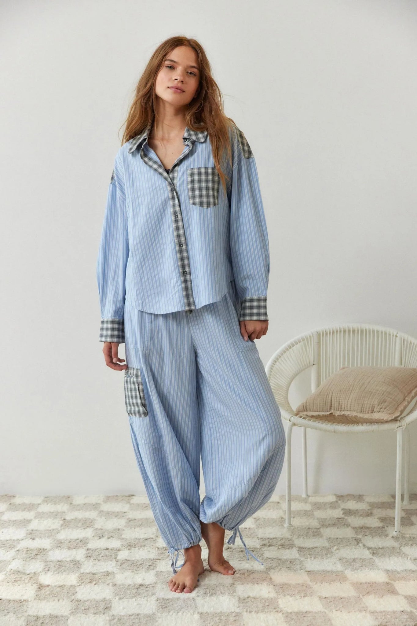 Elena – Conjunto de Pijama de Dos Piezas