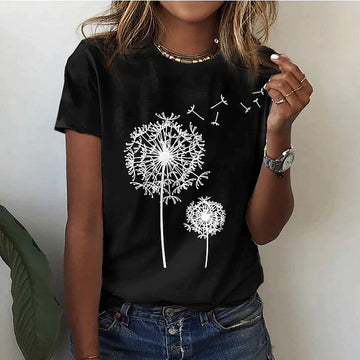 Nianna - Camiseta Mujer Verano Manga Corta