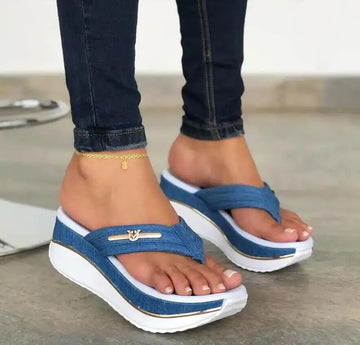 Rita - Sandalias de cuña cómodas para mujer