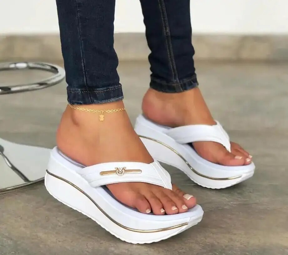 Rita - Sandalias de cuña cómodas para mujer