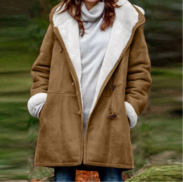 Melanie - Acogedora chaqueta con capucha
