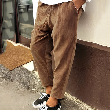 Marvin - Pantalón de Pana Suelto y Confortable para Hombres