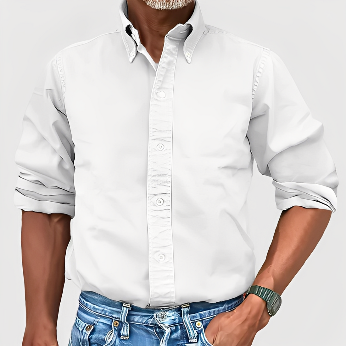Thomas – Camisa de Manga Larga Tradicional