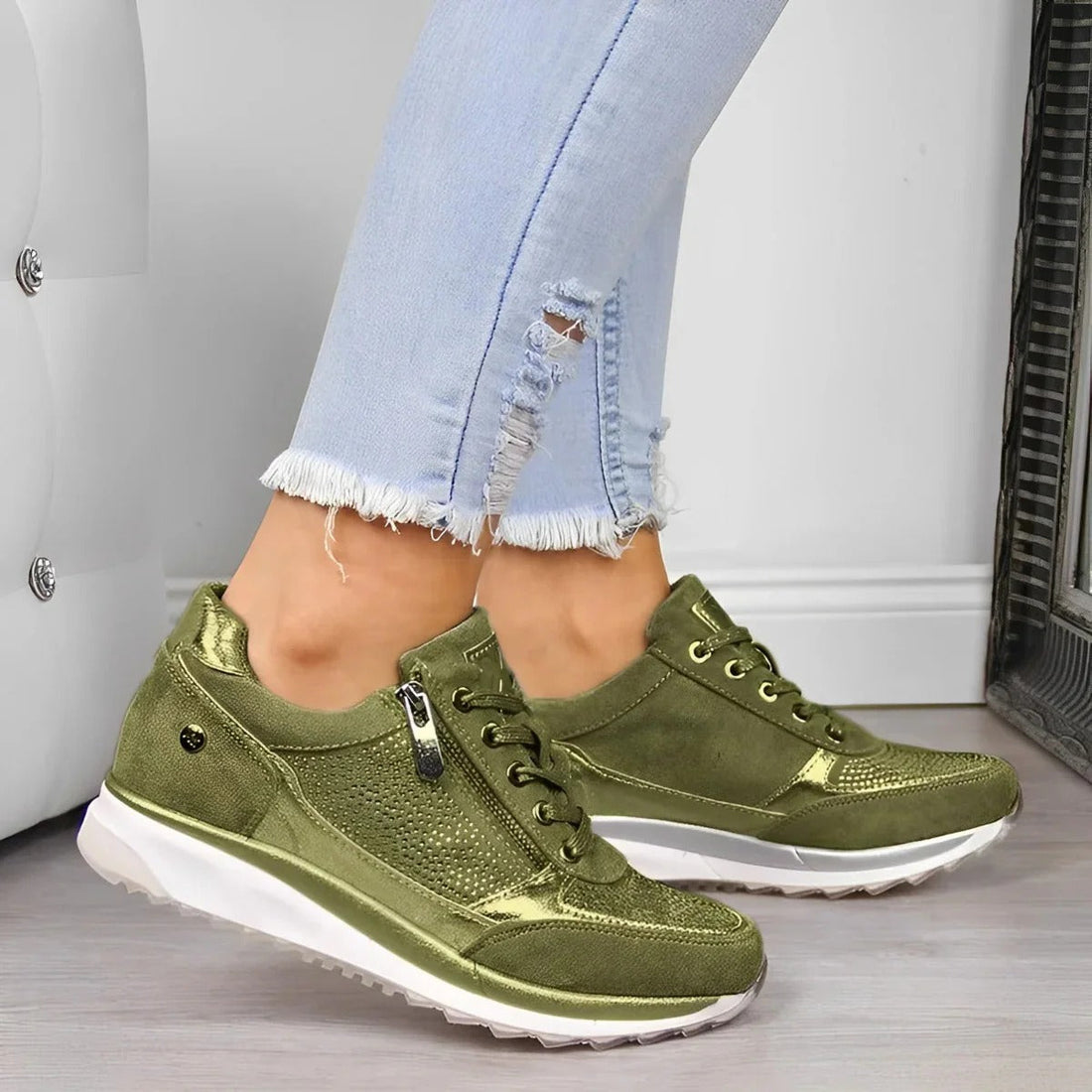 Anastasia - Zapatos de moda con cremallera