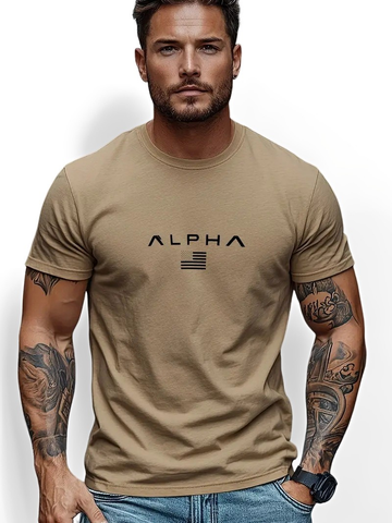 Neal - Camiseta básica para hombres con cuello redondo