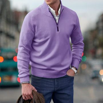 Adrian – Suéter de Punto con Zipper