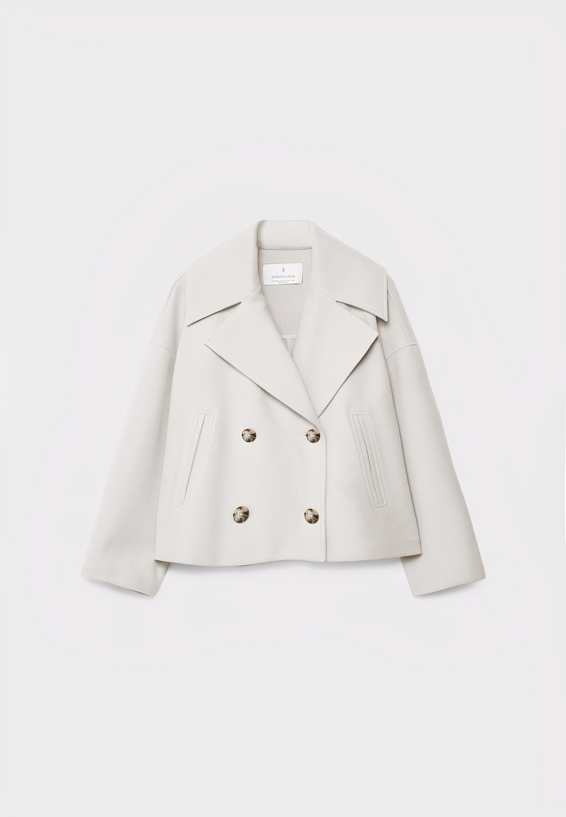 Claire – Chaqueta Corta y Elegante con Dos Botones