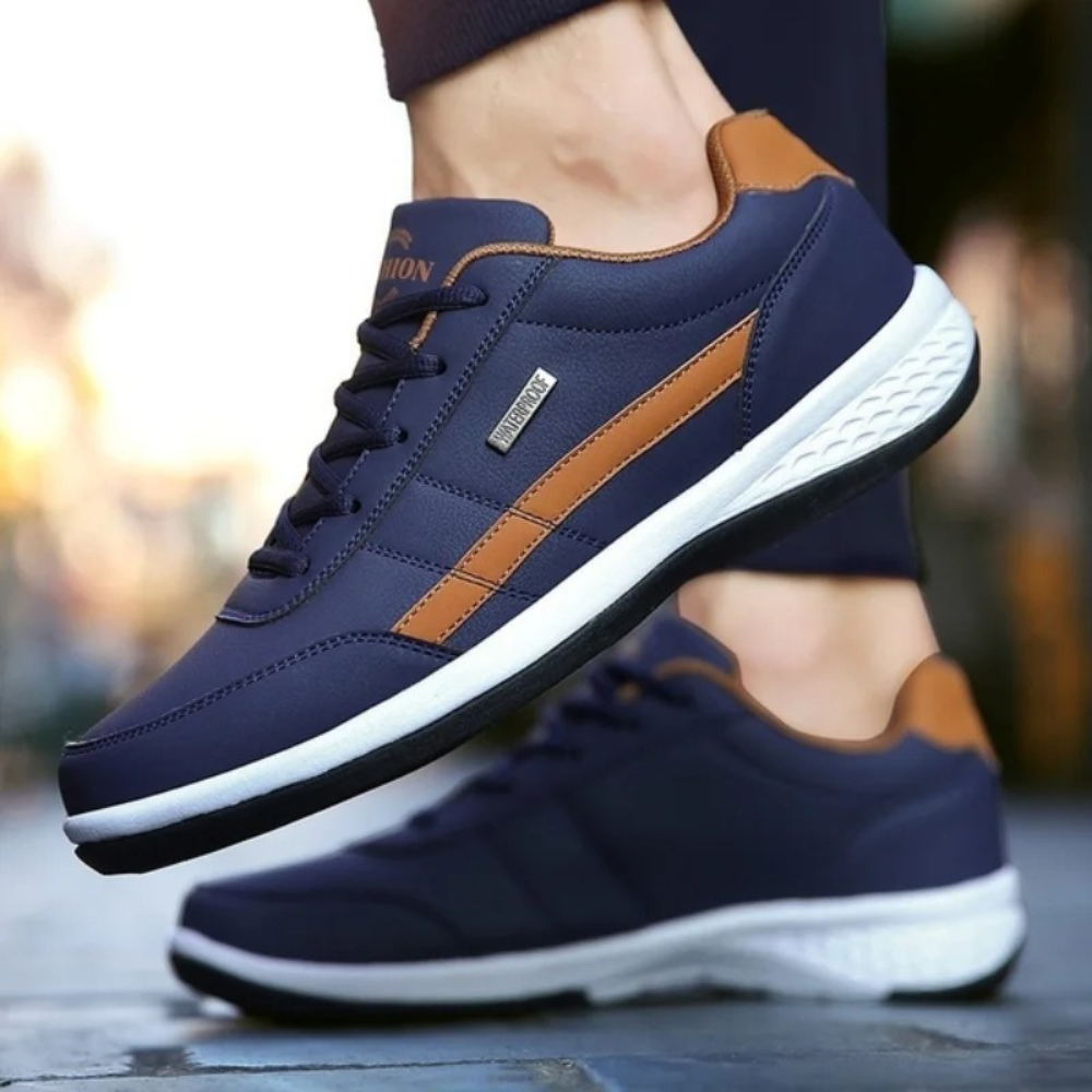 Clarenz - Cuero Zapatillas Ortopédicas Hombre Comodidad