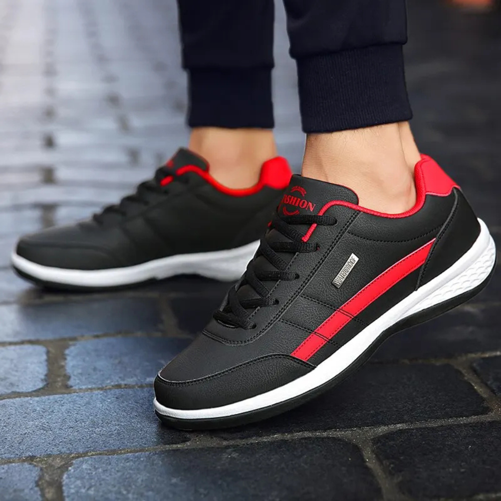 Clarenz - Cuero Zapatillas Ortopédicas Hombre Comodidad