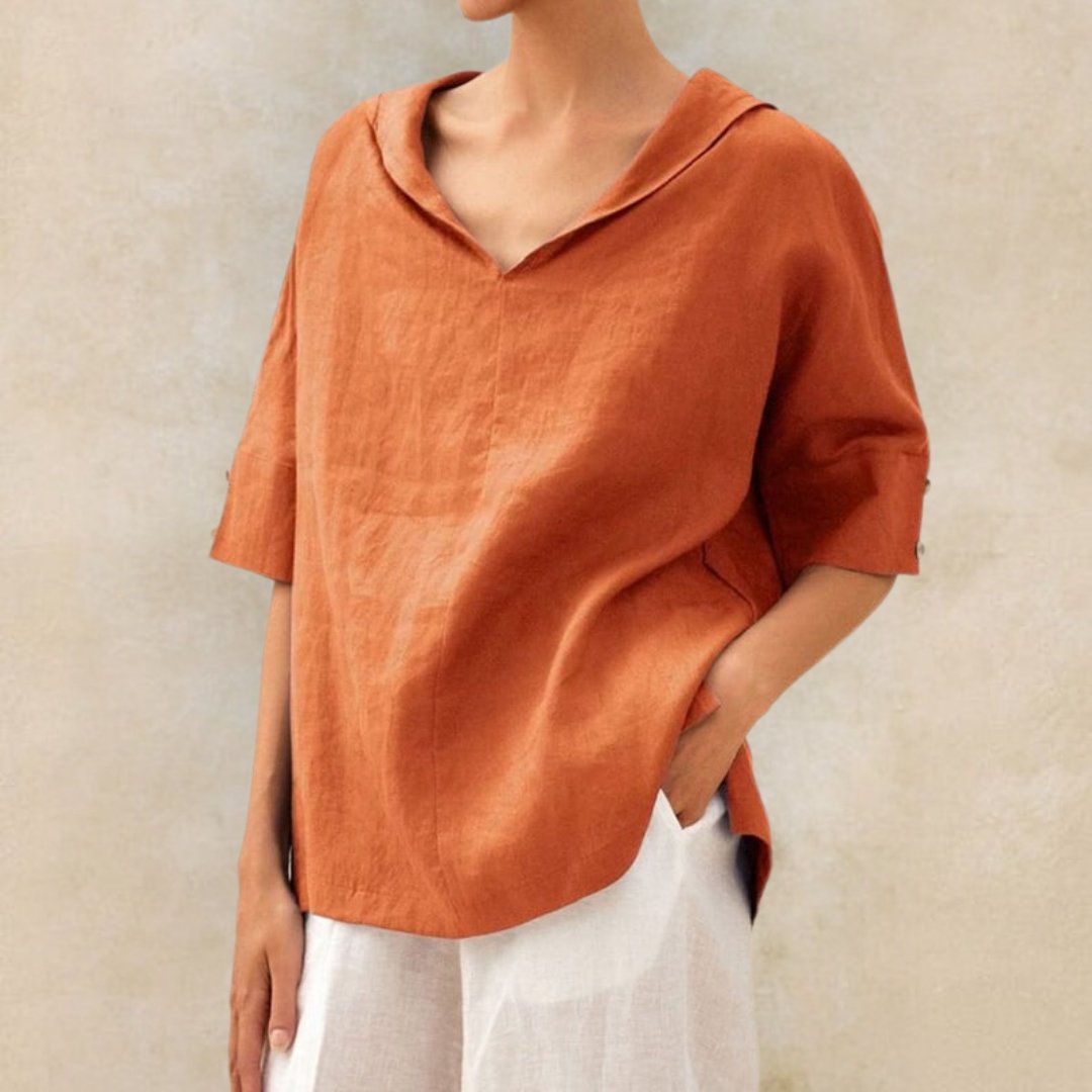 Maeve - Camisa de Lino Cómoda y Chic
