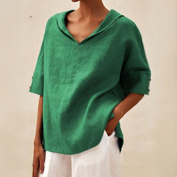 Maeve - Camisa de Lino Cómoda y Chic