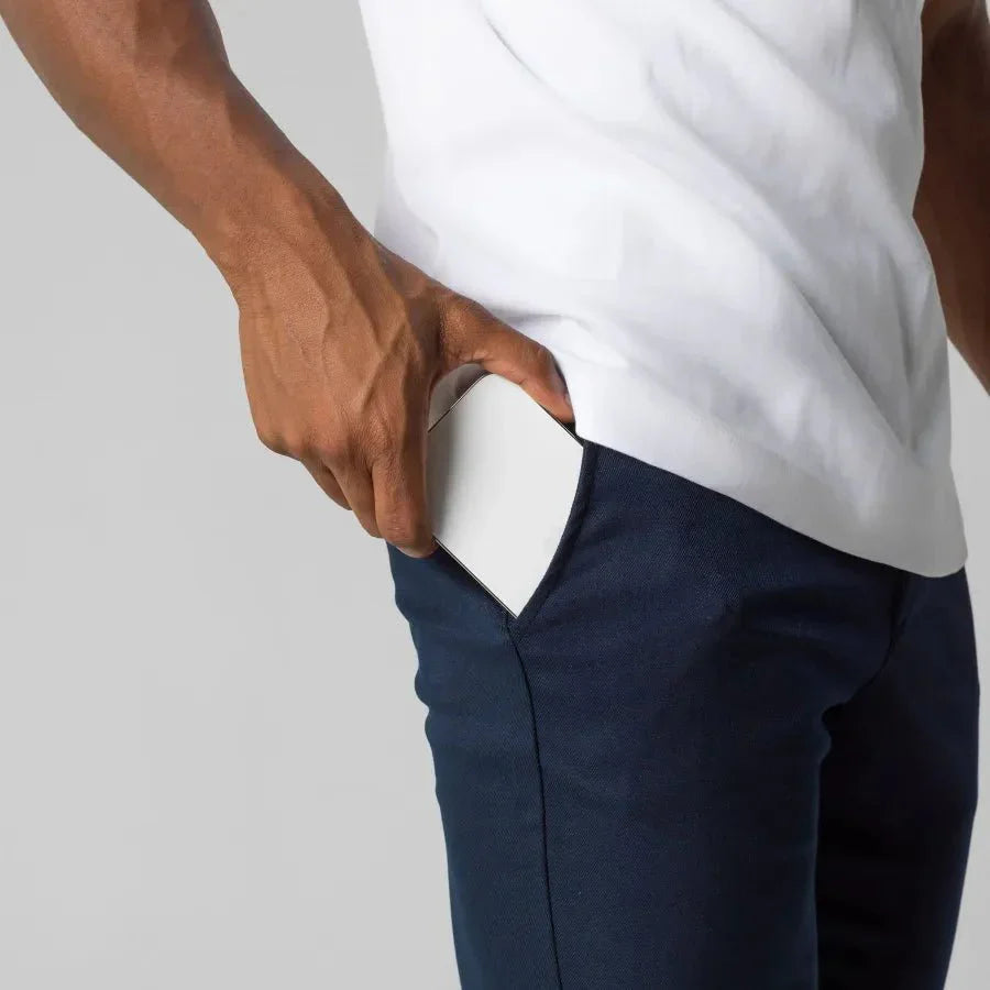 Justine - Pantalón Chino Entallado Casual para Hombres