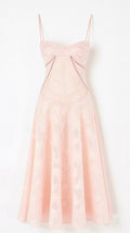 Hannah - Maxikleid - Spitzenrücken - Kleider - Rosa - Müller Mode