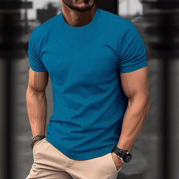 Joe - Patrón de Gofre Camiseta Comodidad y Estilo en la Vida Diaria