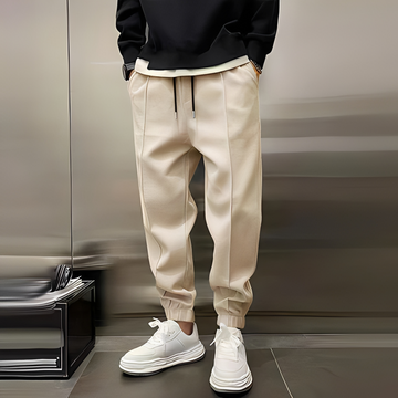 Gervais - Pantalón de chándal básico con cordón para hombre