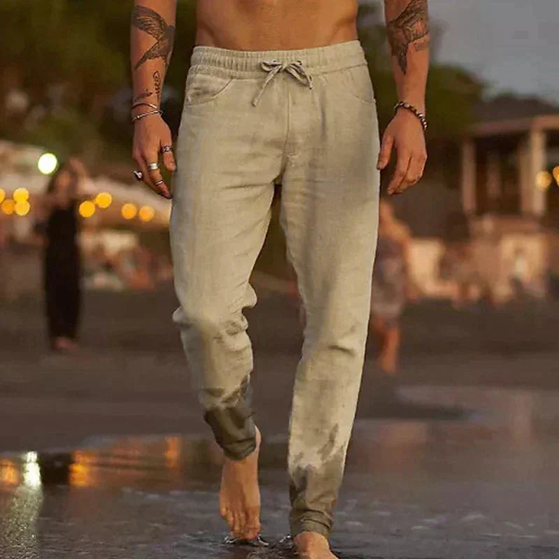 Maiko - Pantalón de lino para hombres