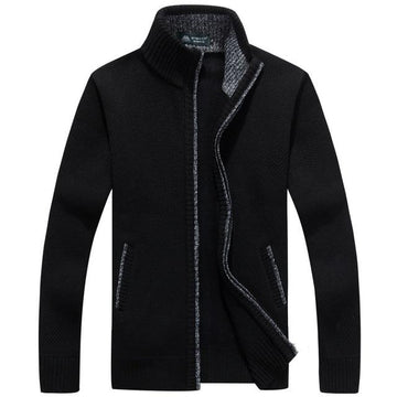 Iker – Chaqueta de Punto para Hombre con Forro de Polar