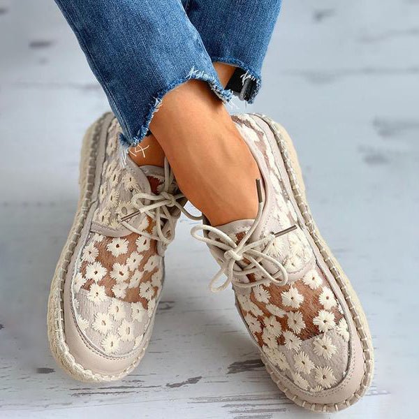 Gloria - Zapatos ortopédicos modernos y ligeros con estampado floral