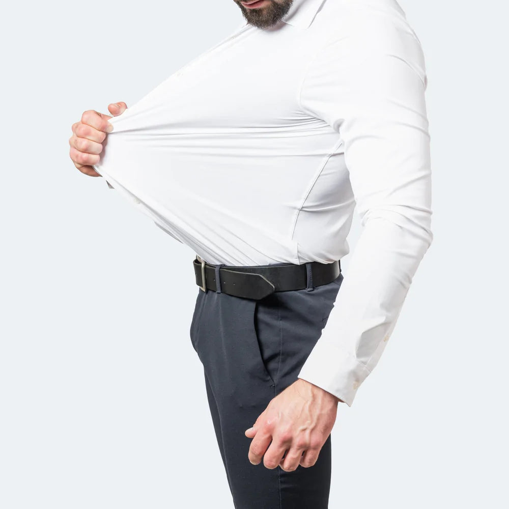 Regor - Camisa lisa, sin planchar