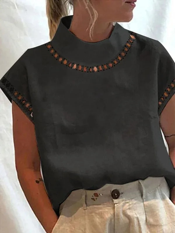 Janica - Elegante Top con Flair Lujoso