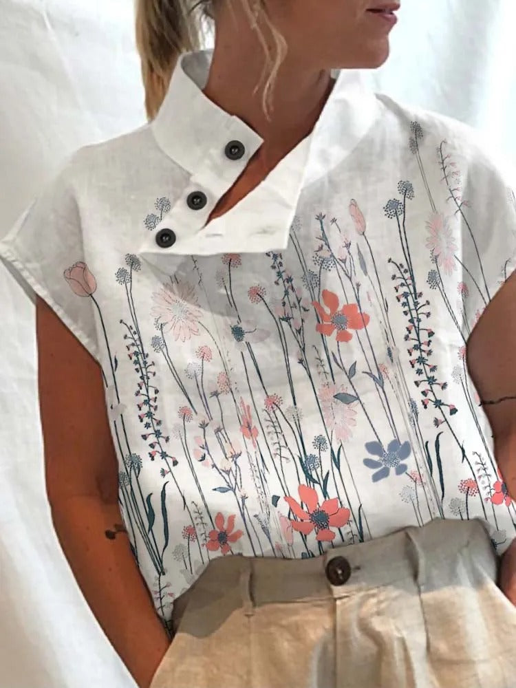 Anna – Blusa Amistosa con Estampado