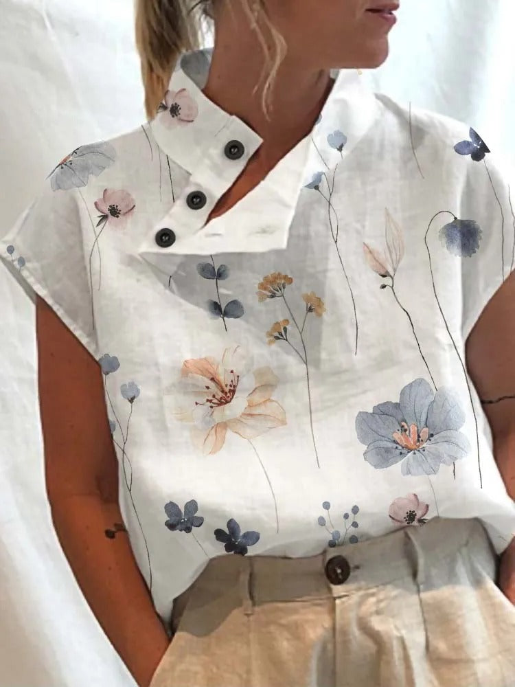 Anna – Blusa Amistosa con Estampado